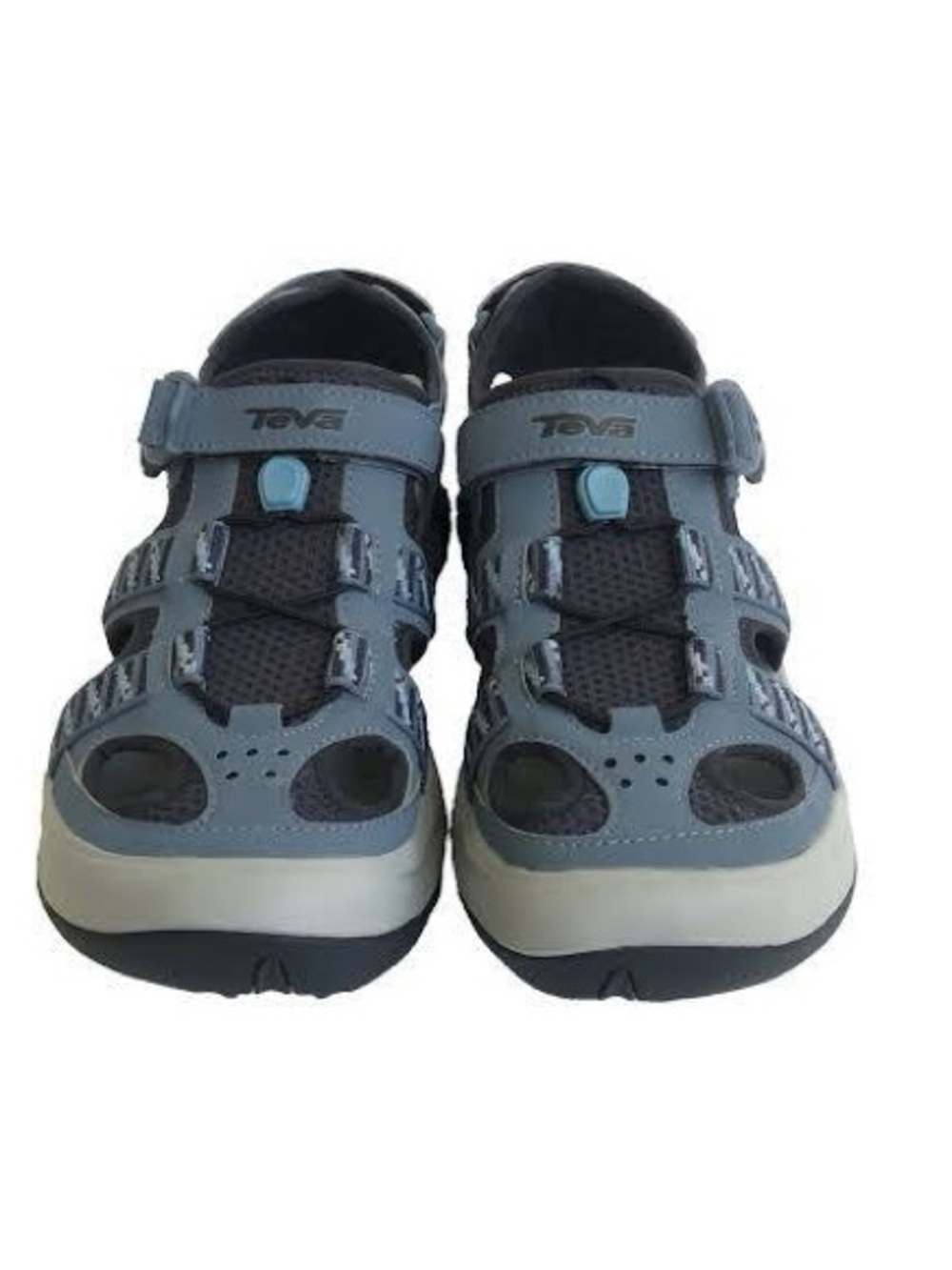 Teva Women’s Grey Blue Closed-Toe Sandals